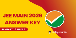 JEE Main 2026 January 28 Shift 2 Answer Key- Download PDF with Solutions